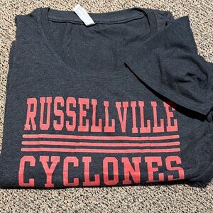 Russellville Cyclones Women's Charcoal Tee